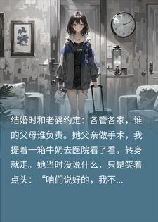 老公婚前约定各管各家,我照做后,婆家悔疯了