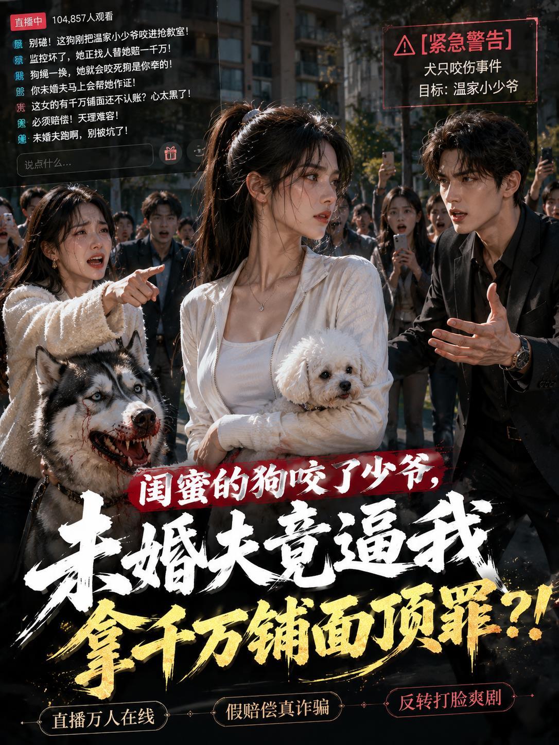闺蜜的狗咬了少爷,未婚夫竟逼我拿千万铺面顶罪?!